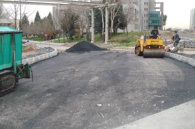 İTÜ Ayazağa Kampüsü Otopark Yapım Ve Asfaltlama Çalışmaları