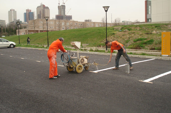 İTÜ Ayazağa Kampüsü Otopark Yapım Ve Asfaltlama Çalışmaları