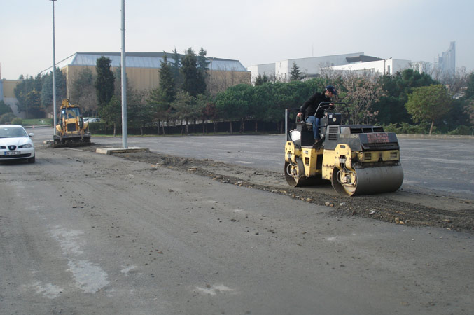 İTÜ Ayazağa Kampüsü Otopark Yapım Ve Asfaltlama Çalışmaları