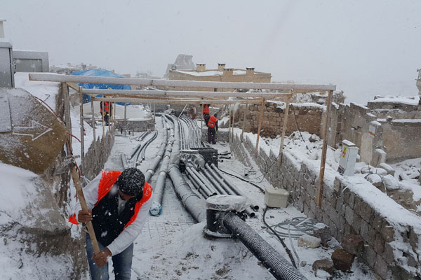 Nevşehir Uçhisar Kayabaşı Sokak Altyapı Onarım, Elektrik ve Mekanik Tesisat Döşenmesi İşleri