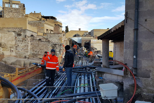 Nevşehir Uçhisar Kayabaşı Sokak Altyapı Onarım, Elektrik ve Mekanik Tesisat Döşenmesi İşleri