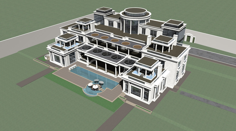 Azerbaycan’da Özel Villa İnşaatı - 2011